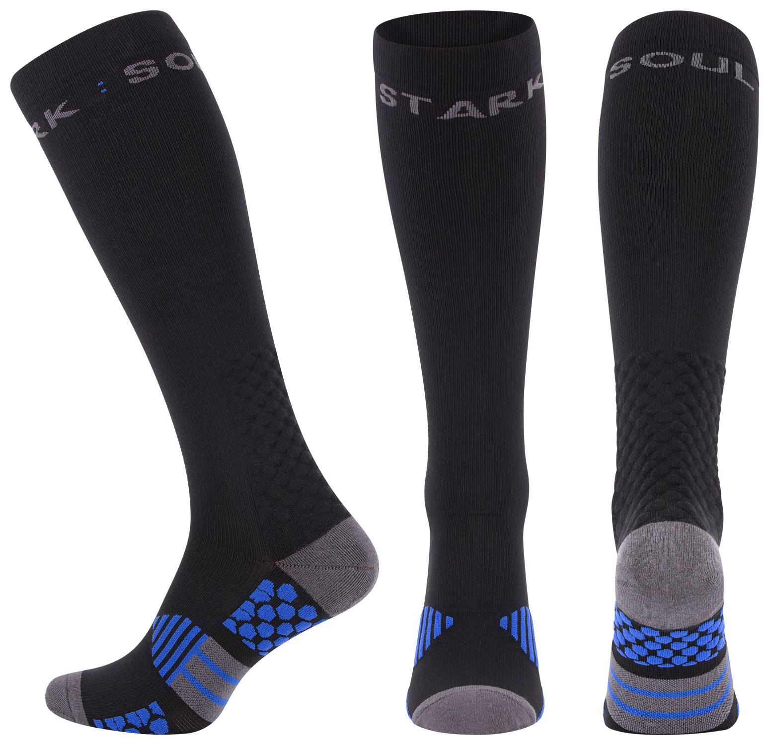 Stark Soul COMPRESSoxx – Unisex Kompressions-Sportsocken für Laufen, Fitness & Reisen
