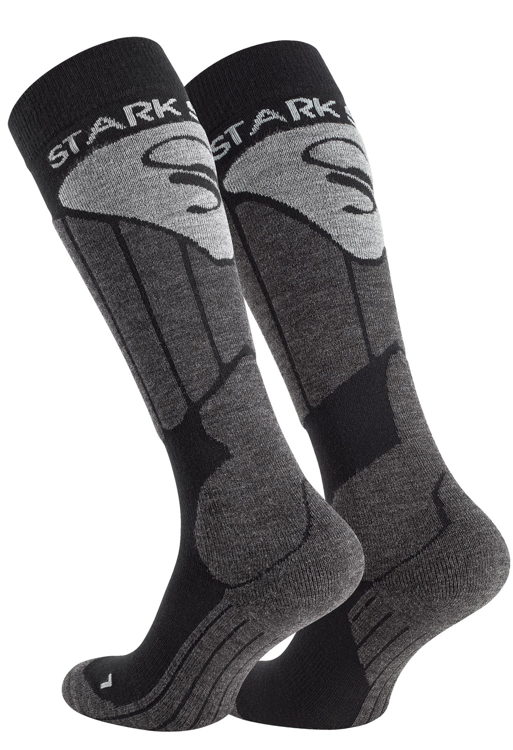 Snowboard-socken-Polsterung-grau-stark-soul-2040N_fuss-grau_Neu Skisocken - Funktionssocken mit Polsterung