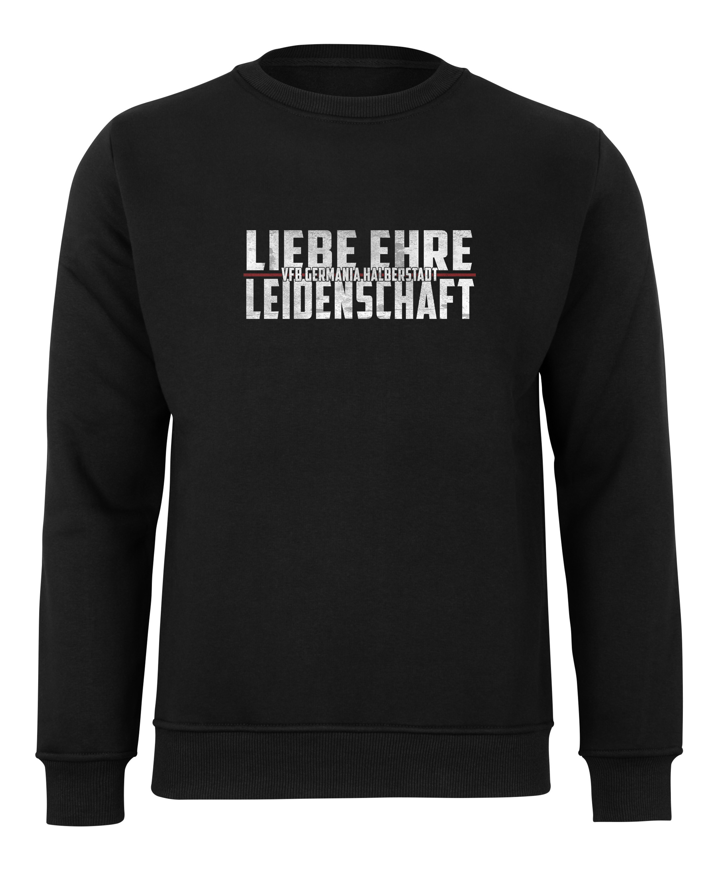 Germania-Leidenschaft-Sweater French-Terry-Rundhals-Sweatshirt | "Liebe Ehre Leidenschaft"