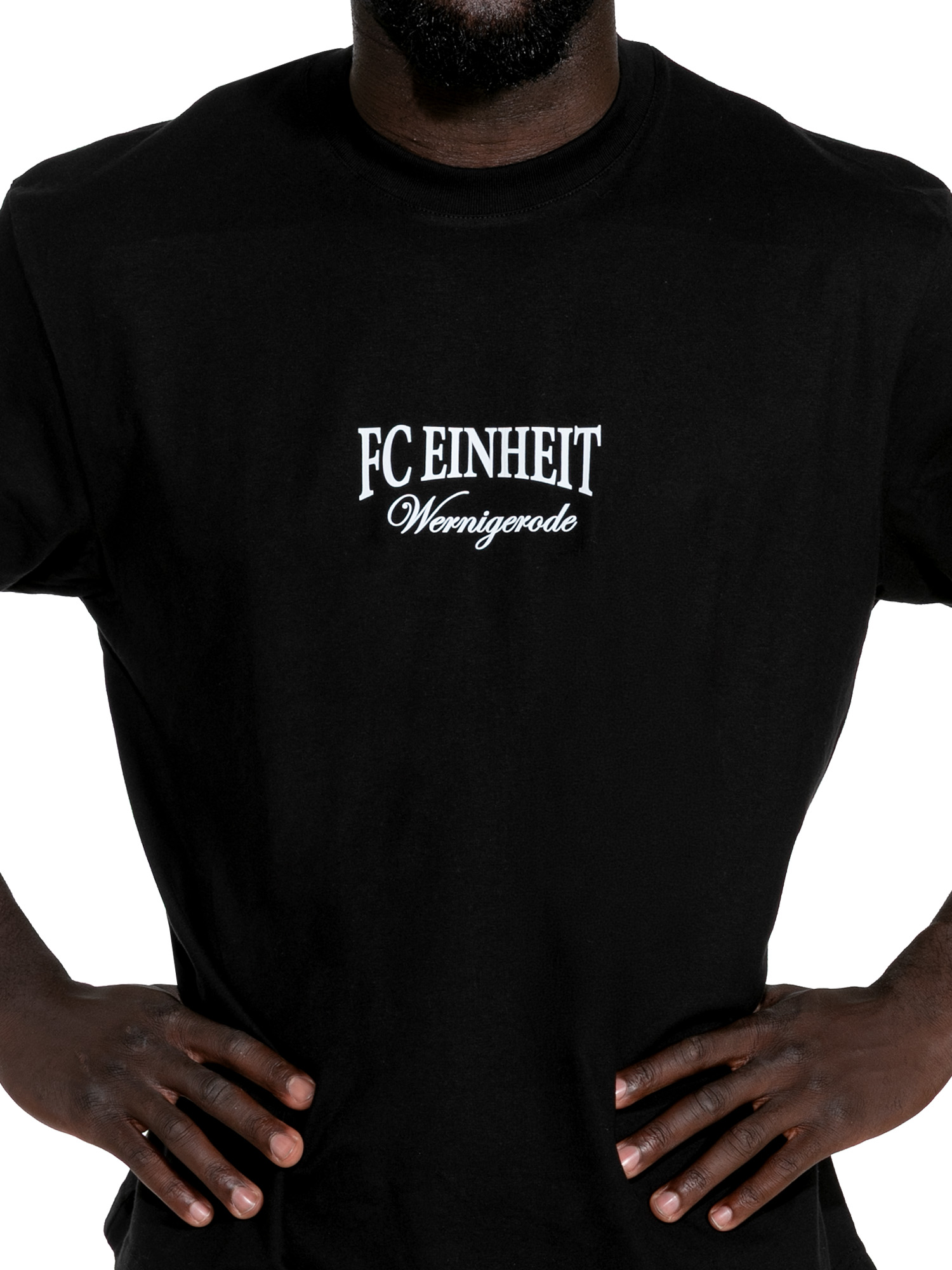 FC Einheit Wernigerode Oversize Fanshirt – Schwarz | Weiß