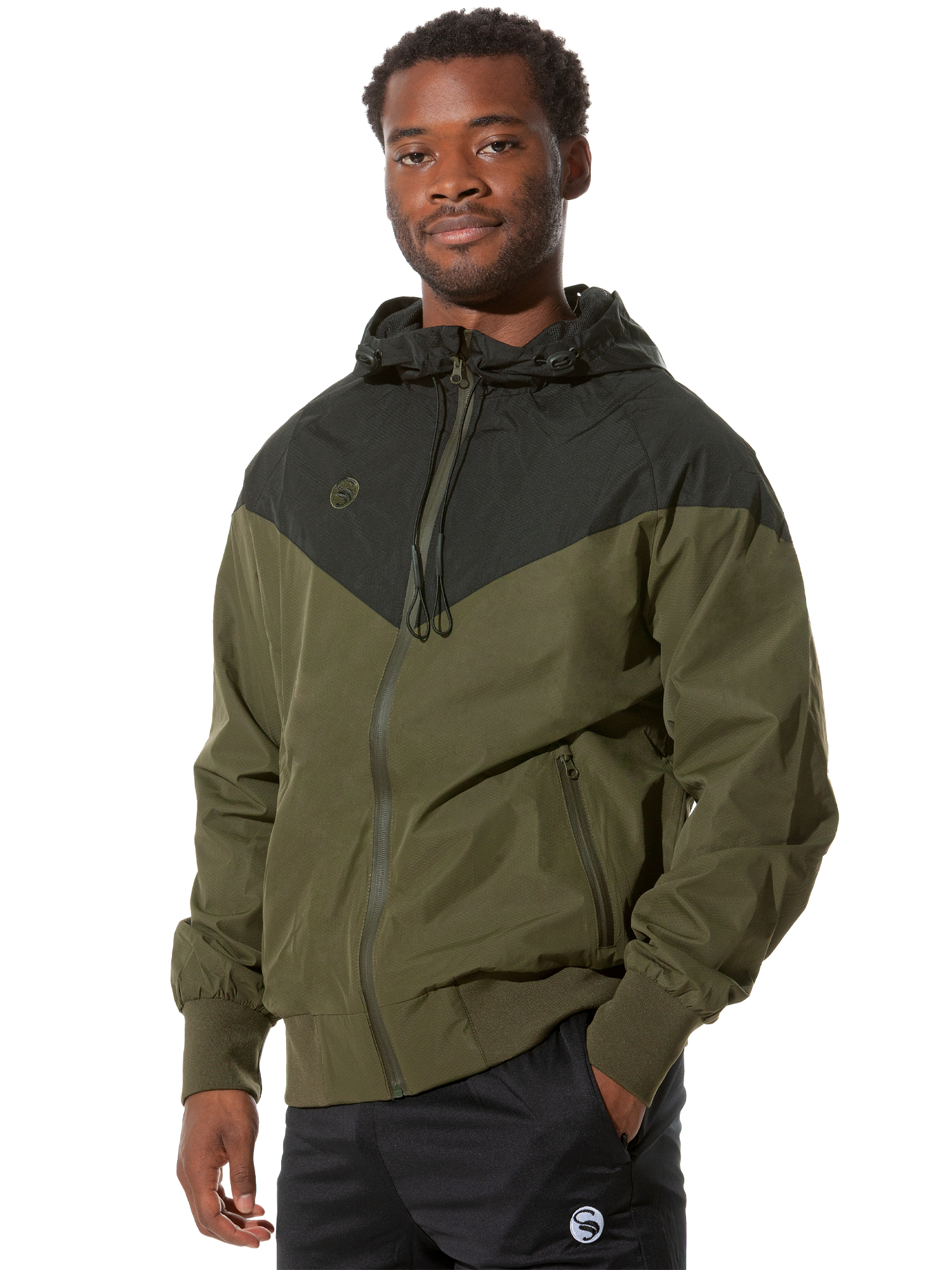 Windbreaker Jacke mit dezentem Wabenmuster – Leicht, atmungsaktiv & stylisch