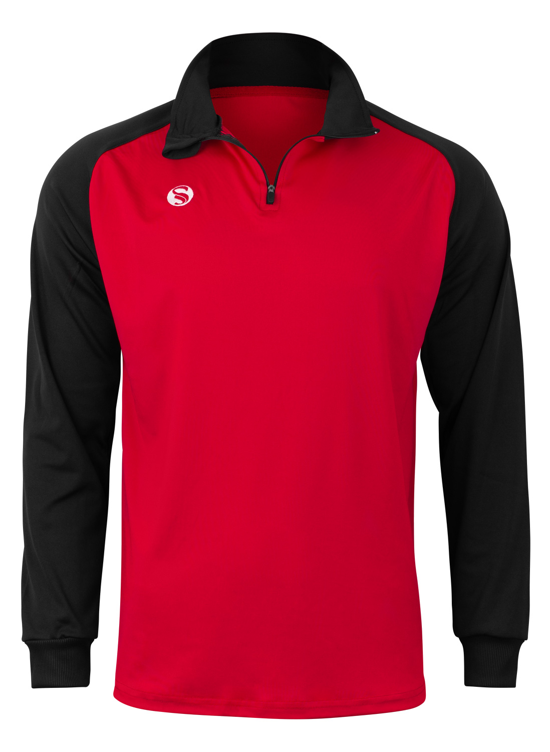 Sport-Sweater_EFFORT_long-sleeve_Trainingsshirt_Stark-Soul_1039_rot_Front_1500px Sport Sweater "WARM UP" - long sleeve - Trainingsshirt