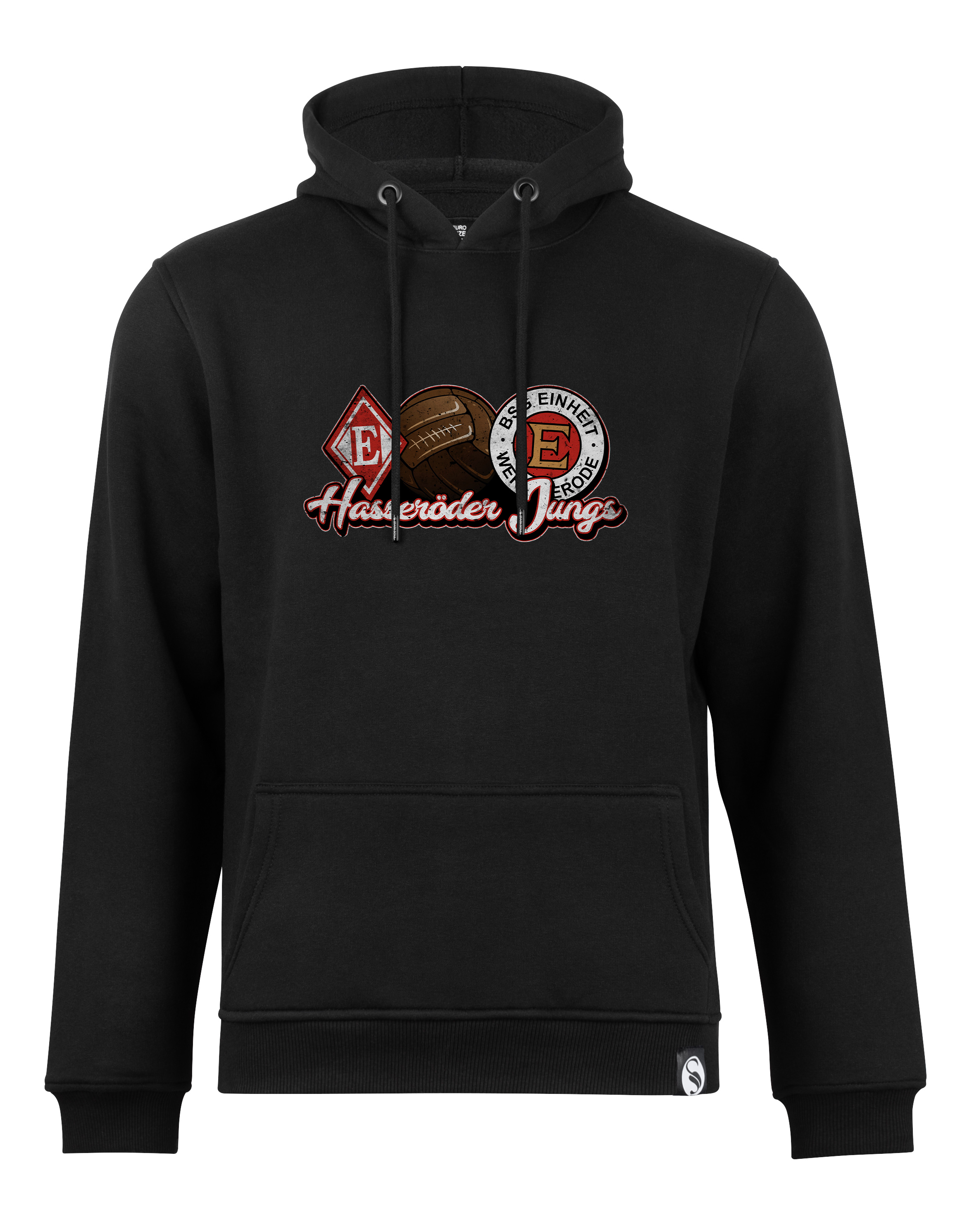 Hoodie-schwarz-HJ Hoodie "Hasseröder Jungs"