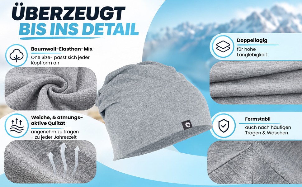 Stark Soul Slouch Beanie Mütze Unisex