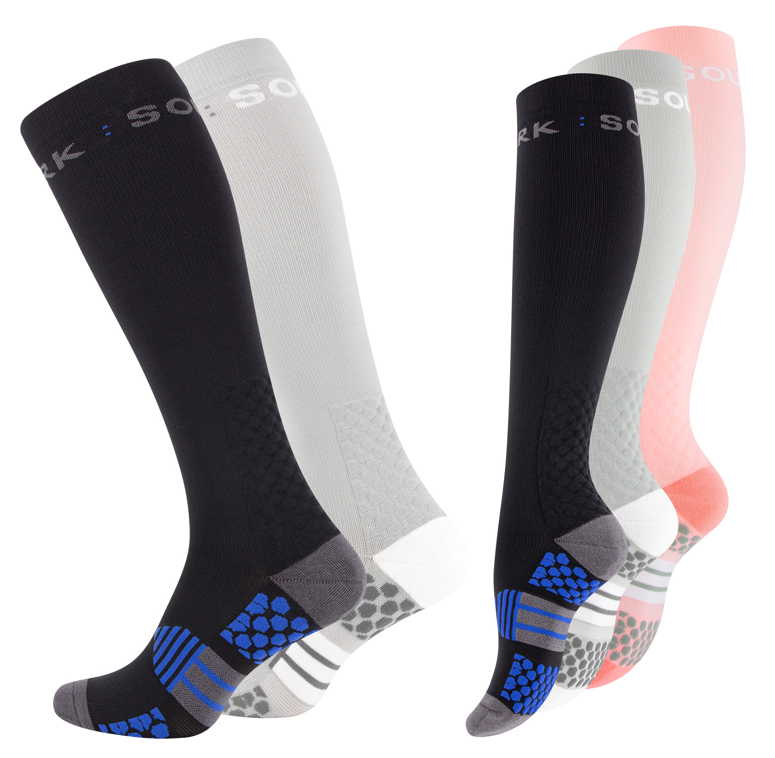 Stark Soul COMPRESSoxx – Unisex Kompressions-Sportsocken für Laufen, Fitness & Reisen Stark Soul COMPRESSoxx – Unisex Kompressions-Sportsocken für Laufen, Fitness & Reisen
