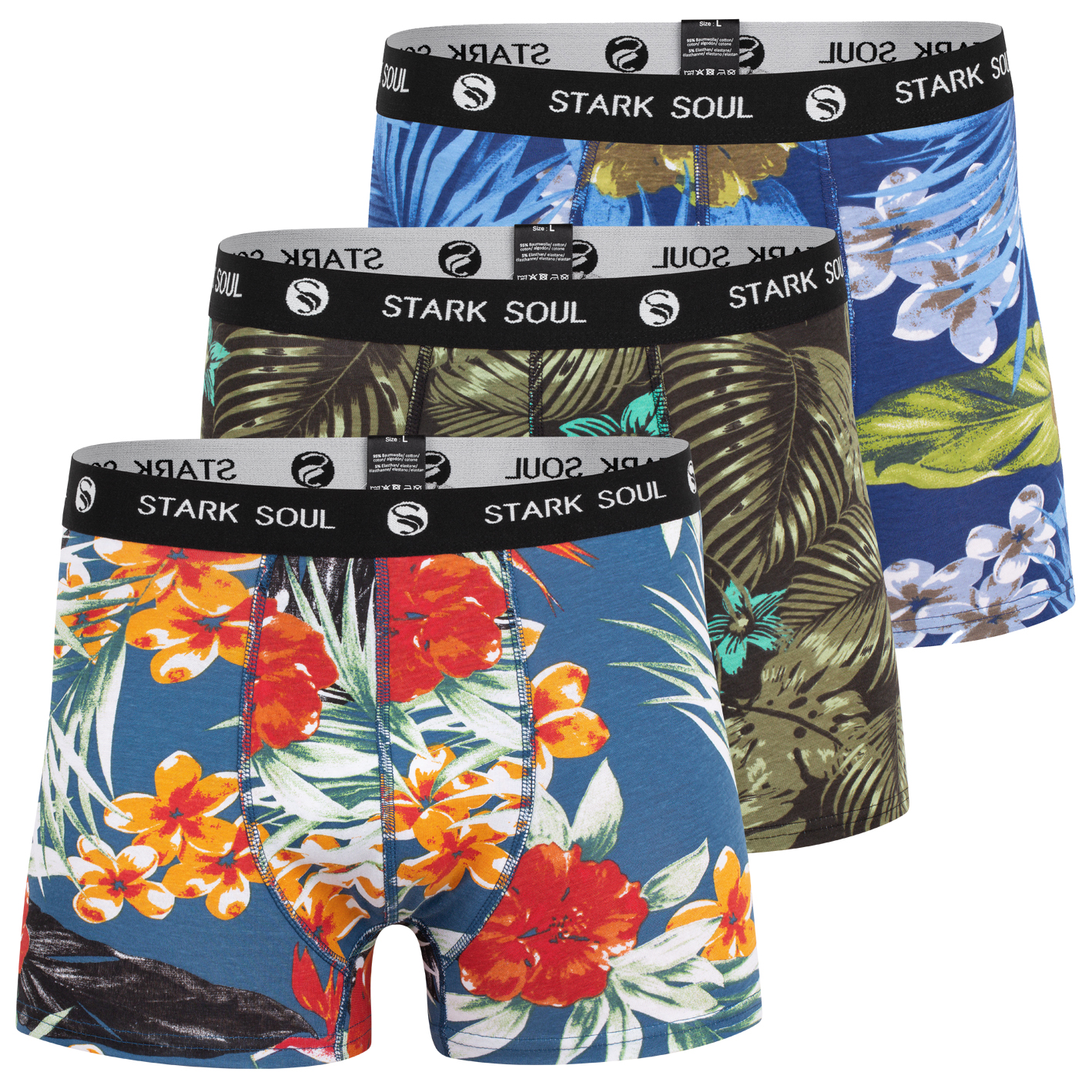 Boxershorts ALOHA - 3er Pack Hawaiien Boxers-Shorts