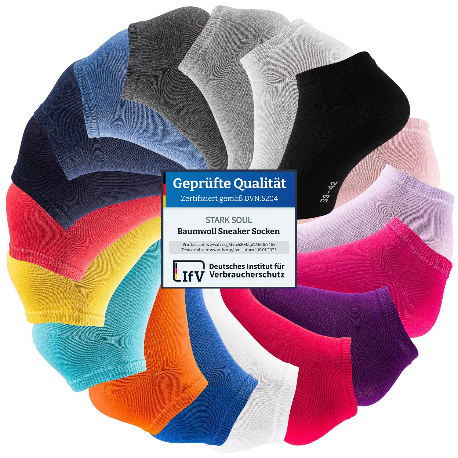 Sneakersocken 10 Paar -Essentials -