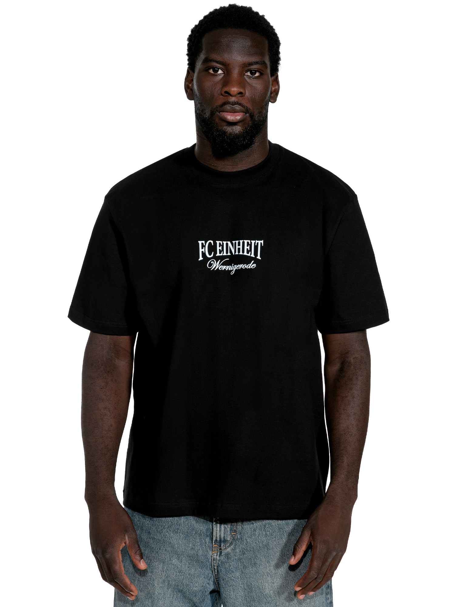FC Einheit Wernigerode Oversize Fanshirt – Schwarz | Weiß