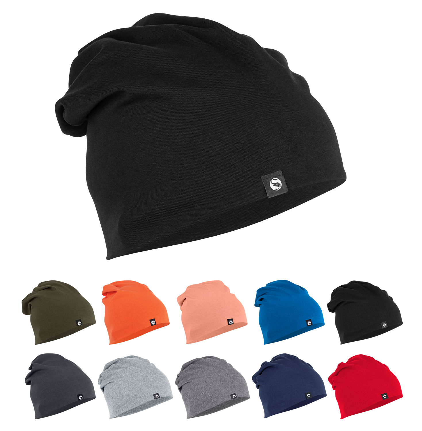 Slouch Beanie, cotton, unisex