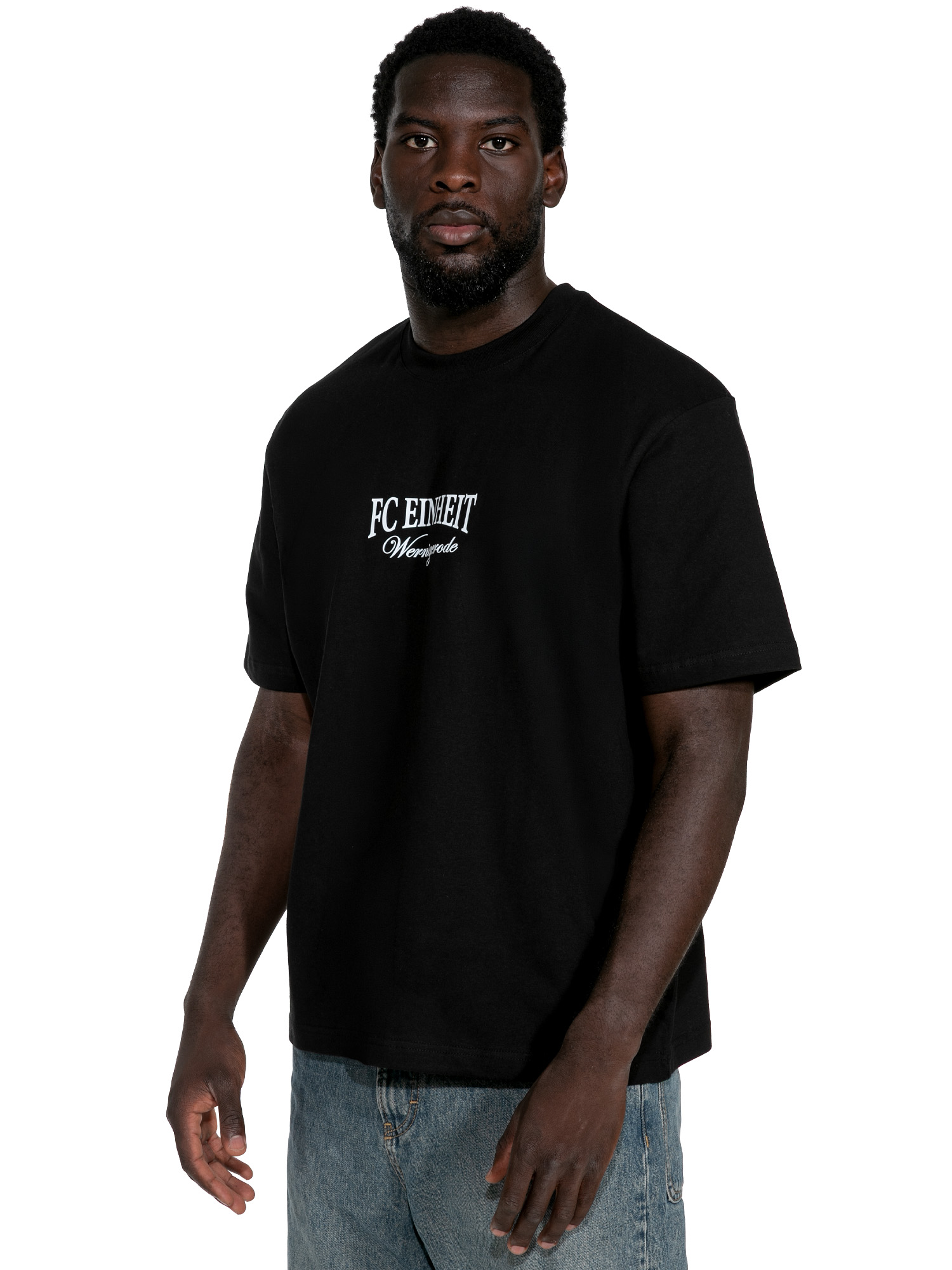 FC Einheit Wernigerode Oversize Fanshirt – Schwarz | Weiß
