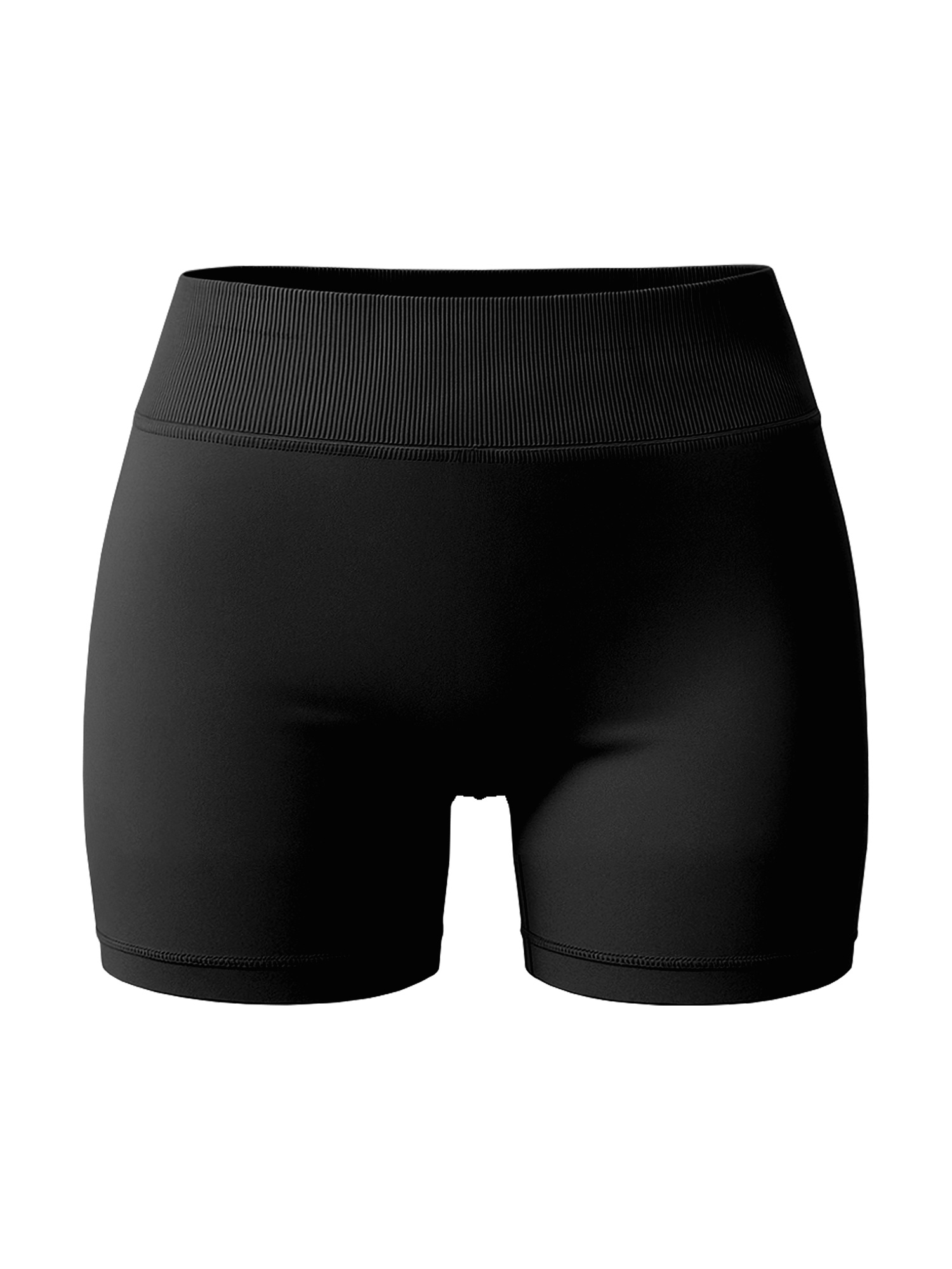 Kurze Damen Scrunch Shorts – Eng anliegende Booty Leggings mit Push-Up Effekt, High Waist Sportshort