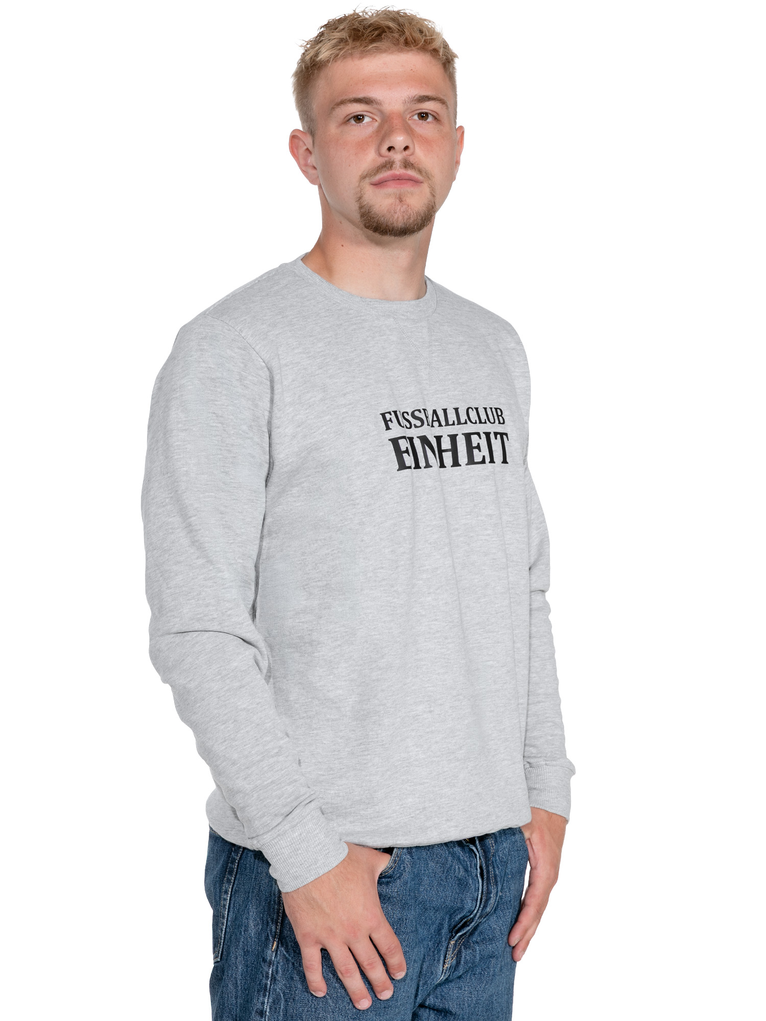 FC Einheit Wernigerode Fansweater „Fußballclub Einheit“ – Grau