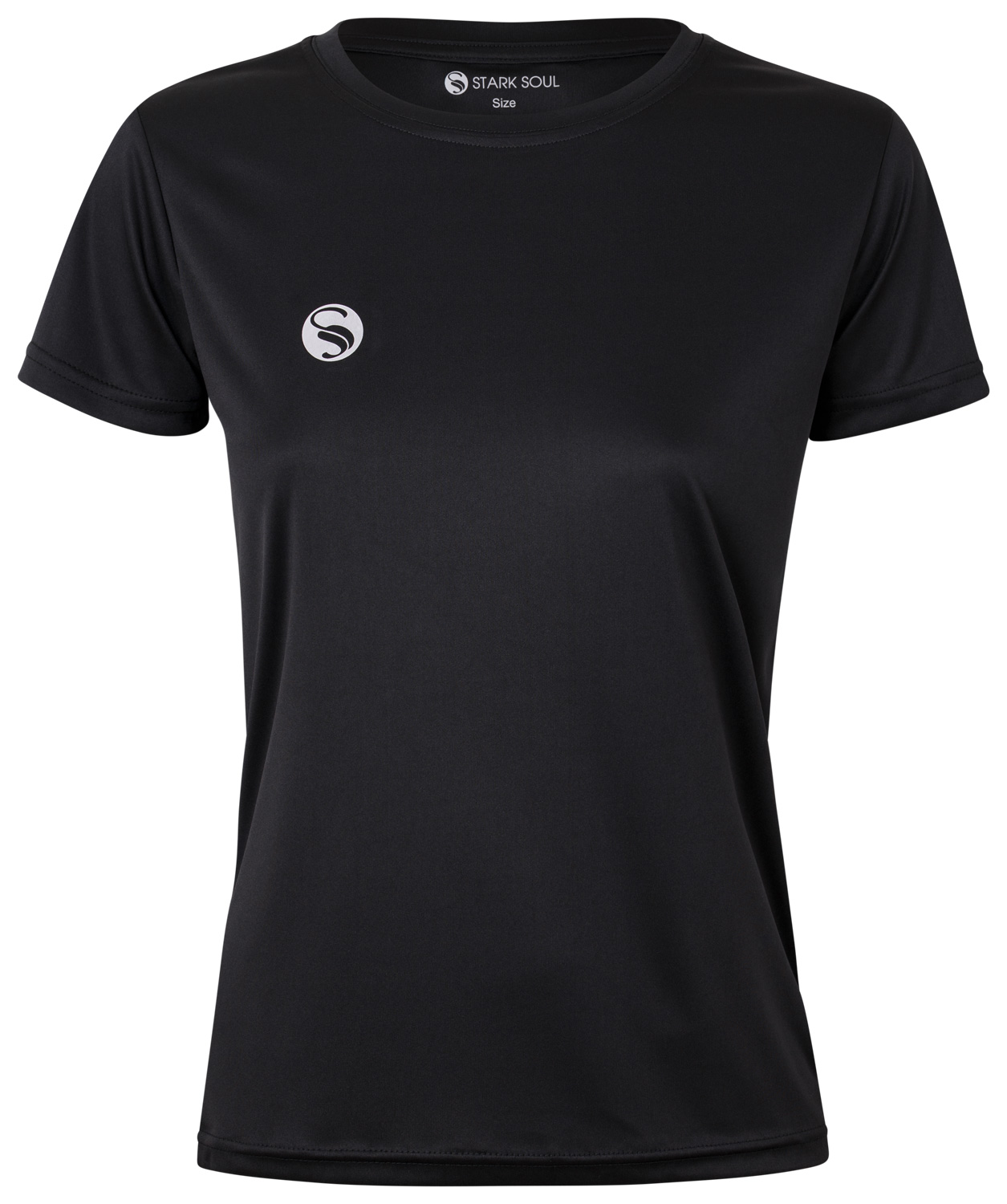 Sport-T-Shirt_Trainingsshirt_Damen_Stark-Soul_5050_Schwarz_front_1500px