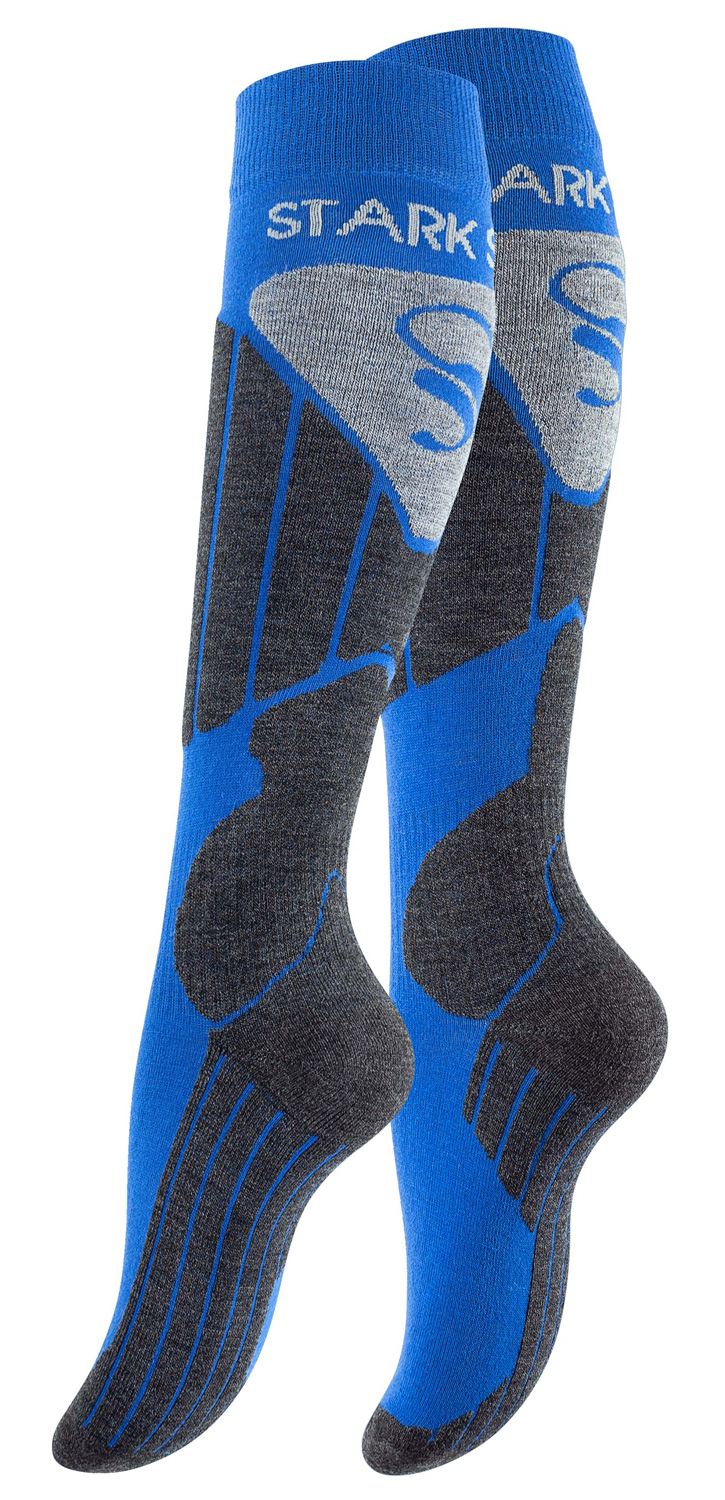 Skisocken-Polsterung-blau-stark-soul-2040N-D_blau_fuss-L Skisocken Funktionssocken mit Polsterung