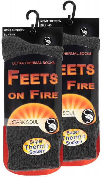 Thermal socks - FEETS on FIRE, pack of 2