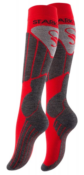 Ski socks, functional socks with padding