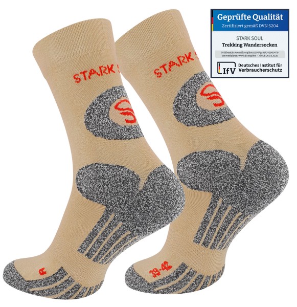 2 Paar STARK SOUL® Unisex Trekking Outdoor Socken