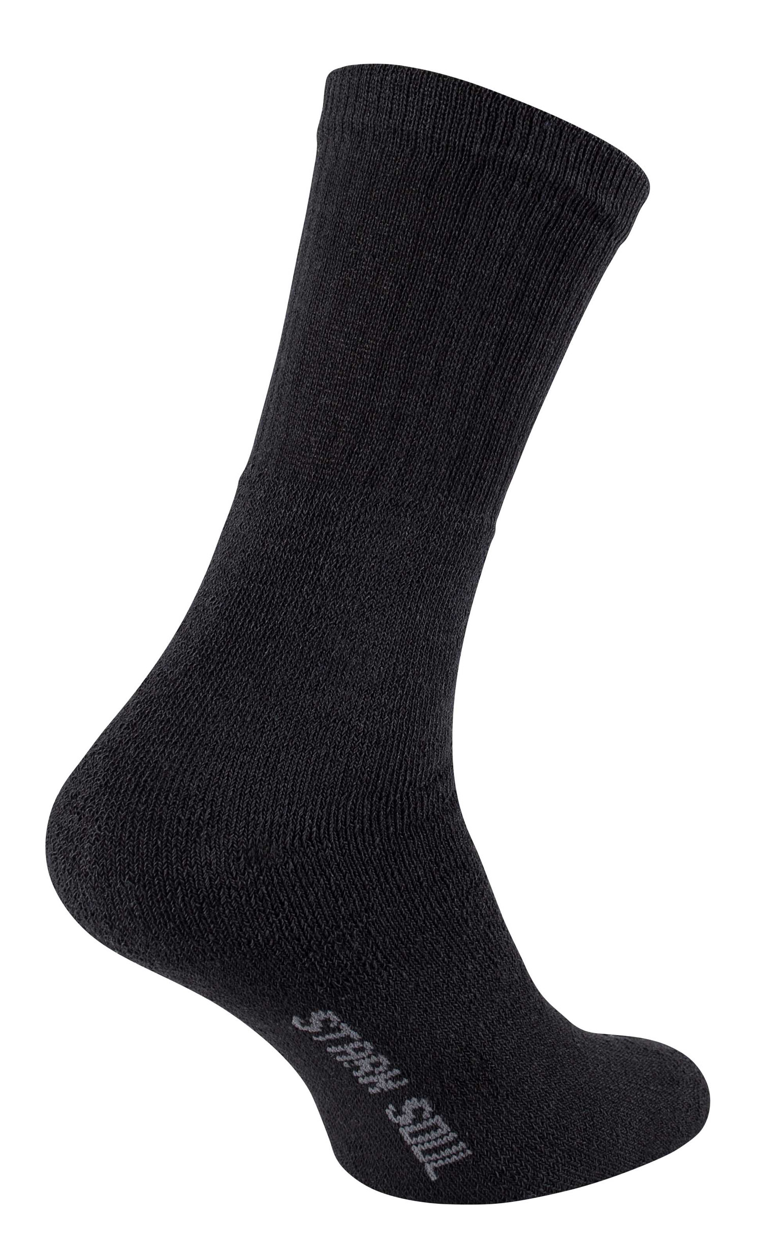 Crew Socken - 6 oder 12 Paar Tennissocken in schwarz | Sockswear | Herren