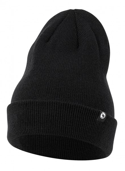 Unisex knitted hat with fleece inside (One Size)