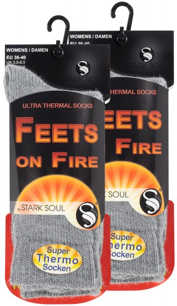 Thermal socks - FEETS on FIRE, 2 pack