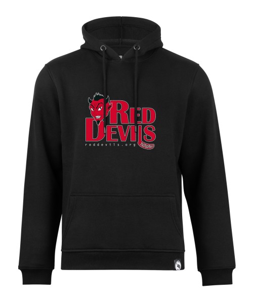 Hoodie "Red Devils" - Kapuzenpullover unisex - innen angeraut