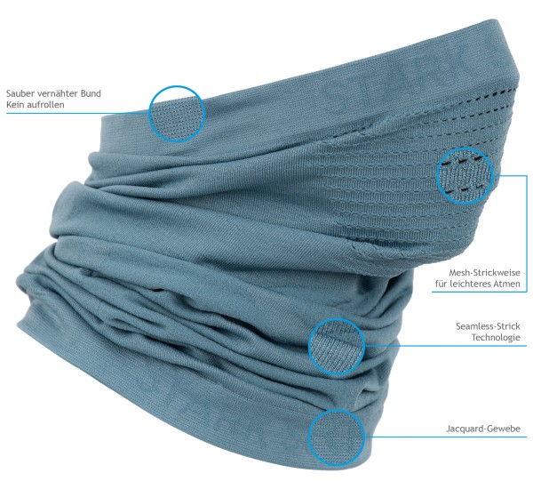 Seamless Multifunktions Halstuch -Neckwarmer -BREATH- Facemask