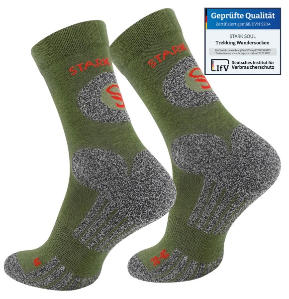 2 Paar STARK SOUL® Unisex Trekking Outdoor Socken