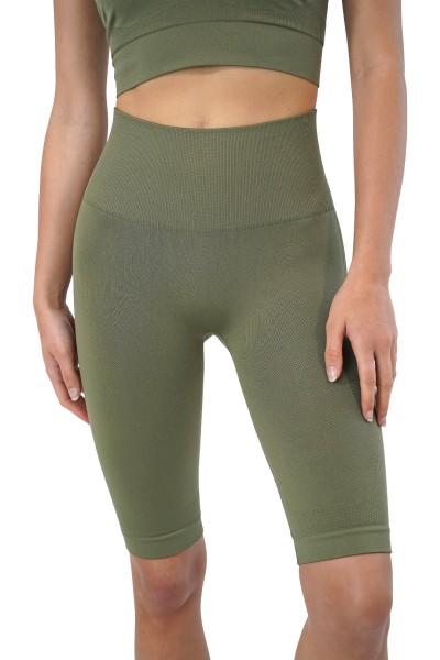 Kurze Leggings - Racer - Radlerhose seamless - High waist