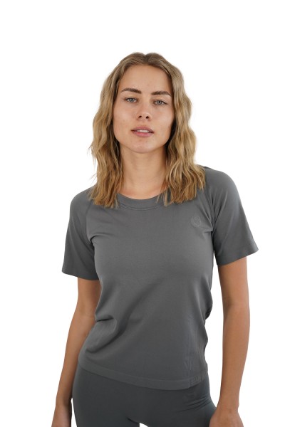 Sport Shirt Damen Kurzarm Seamless - Racer - Laufshirt