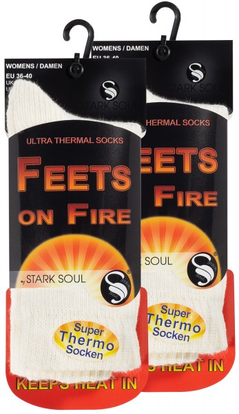 Thermal socks - FEETS on FIRE, 2 pack