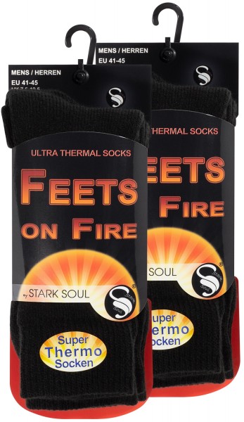 Thermal socks - FEETS on FIRE, pack of 2