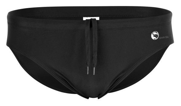 Herren-Badehose Classic, Schwimmhose, schwarz