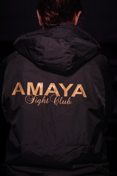 AMAYA Windbreaker Jacke mit dezentem Wabenmuster – Leicht, atmungsaktiv