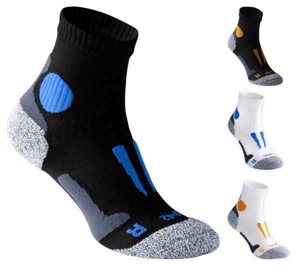 Running socks with special padding, 2 pairs