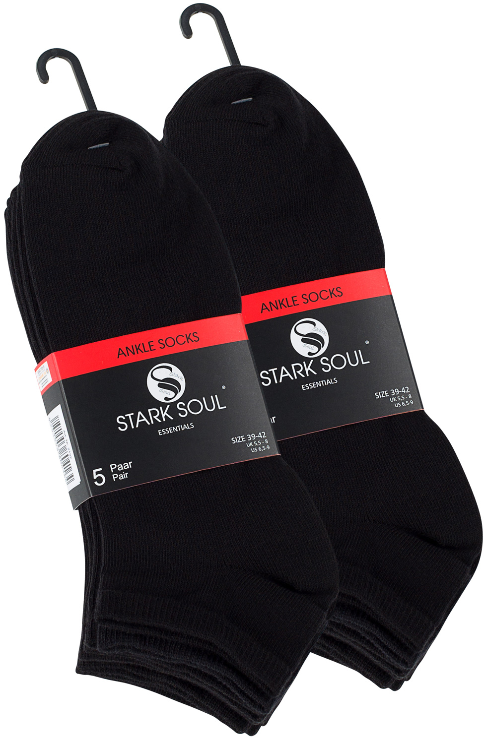 10 Paar Sneaker-Socken, Baumwolle -Essentials - | Stark Soul International