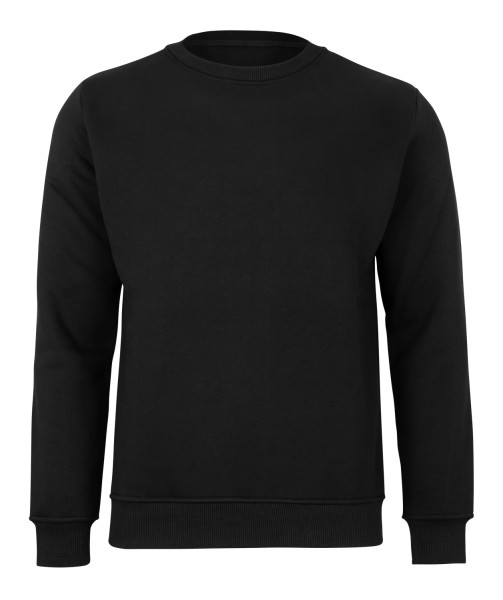 French-Terry-Rundhals-Sweatshirt | Innen angerauht