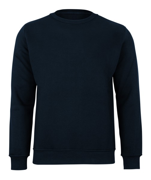 French-Terry-Rundhals-Sweatshirt | Innen angerauht