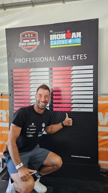 Sven Wies Stark Soul Markenbotschafter glänzt beim Ironman Cairns / Australien